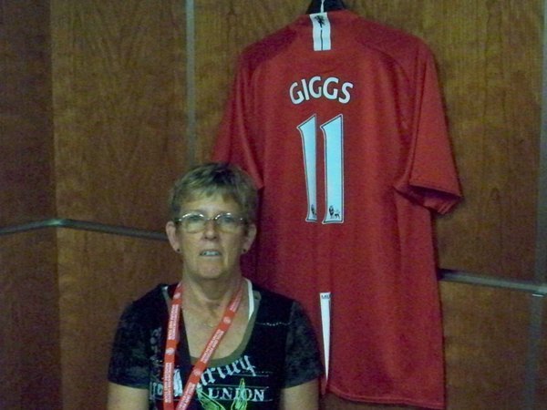 Gretchen and 'Giggsy's'shirt