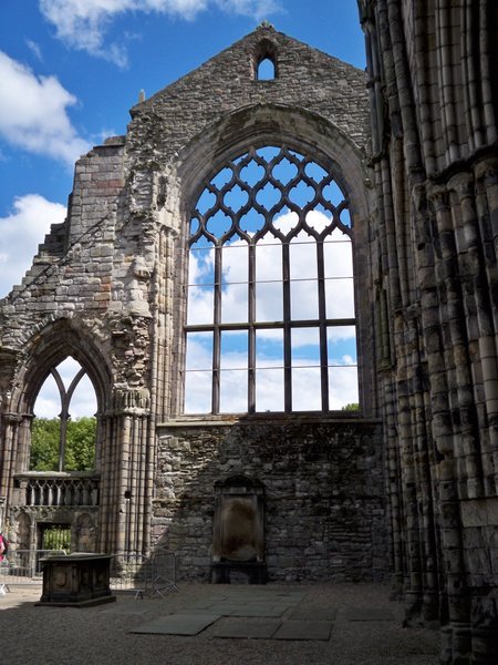 The Abbey next to Holyroodhouse