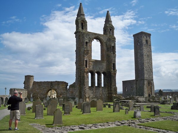 Ruins of St Andrews cathedral