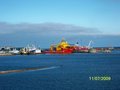 Oil rigs servicing base,Peterhead