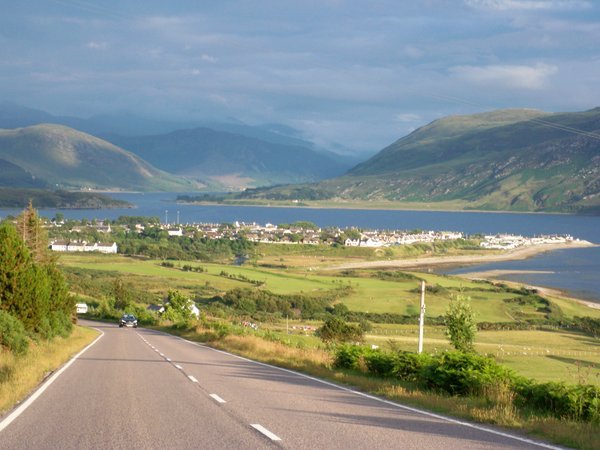 Returning home to Ullapool,just before 9pm