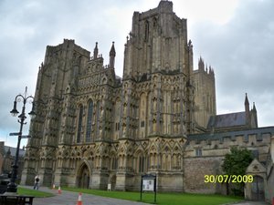 The very impressive Wells Cathedral