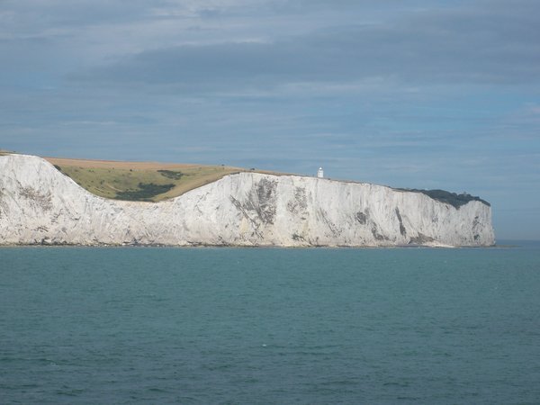 The famous White Cliffs of Dover