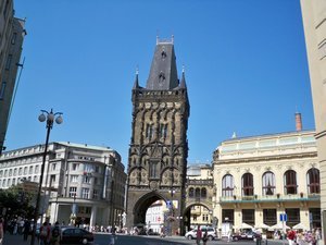 Gothic style Powder Tower,Prague
