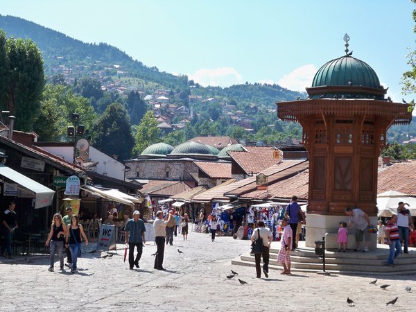 Market in the old city,Sarajevo