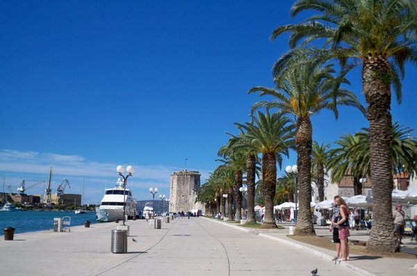Jetty area,old town,Trogir
