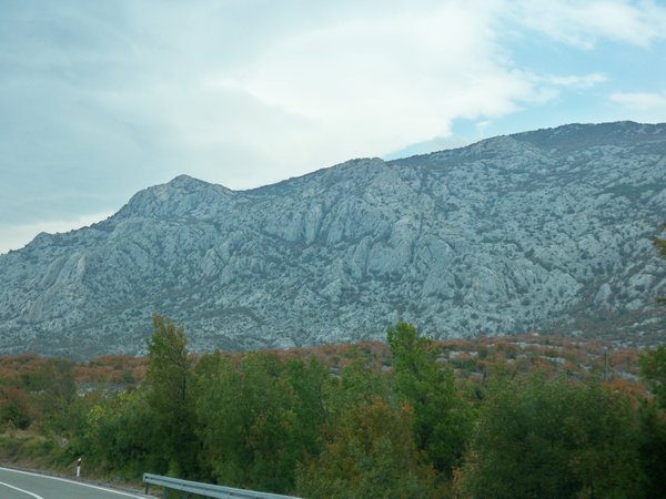 Mountains near Krk Island