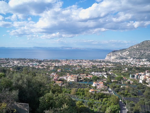 Afternoon view over Sorrento