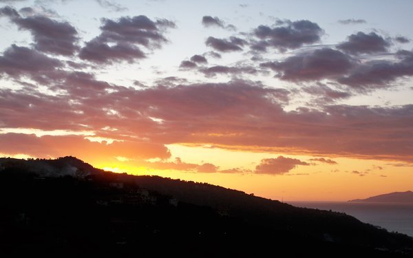 Sunset over Sorrento