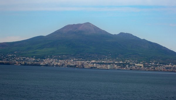 Naples and the volcano