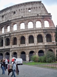 First sight of the Colosseum