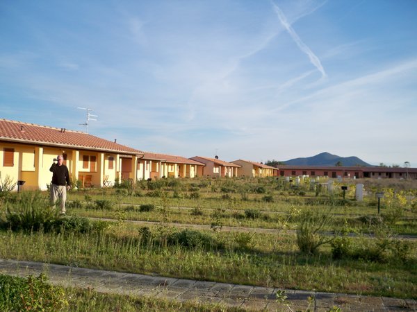 The "ghost town' we stayed in near Grossetto
