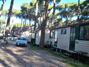 Our mobile home outside Rome