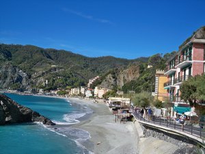 Monterosso and the start of the trail for us