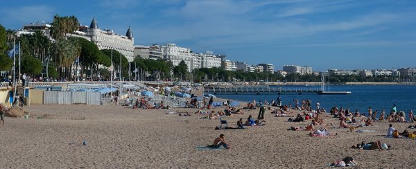 More of the Cannes beachfront