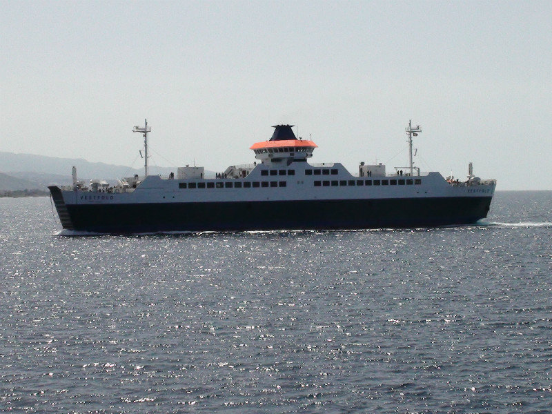 Opposition ferry in the Strait of Messina