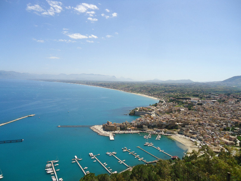 View towards Castelmmare del Golfo