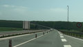 Viaduct on motorway heading towards Pula,Croatia