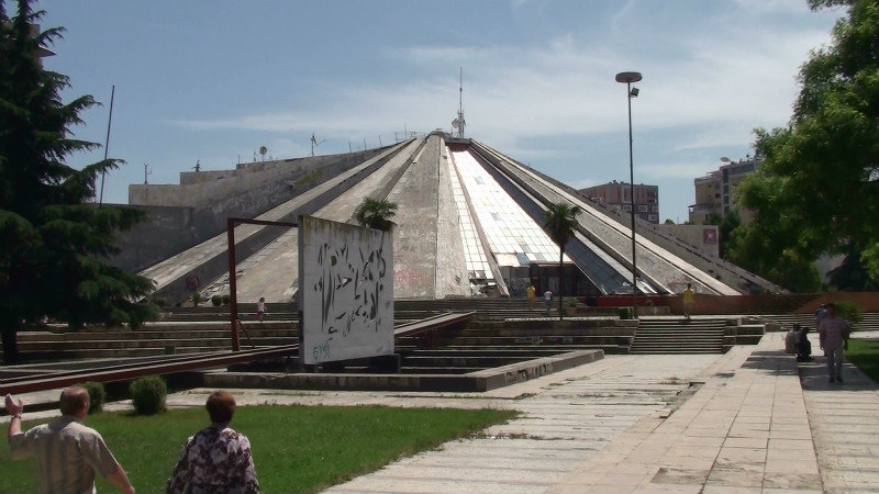 Pyramid,now defunct,central Tirana