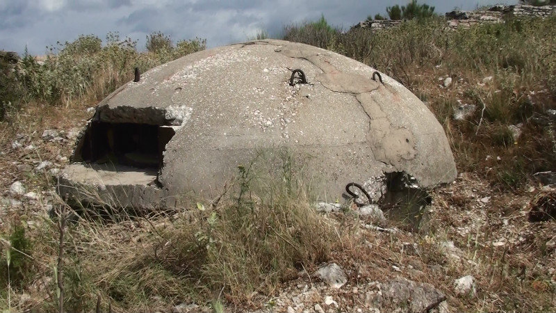 Observation bunker,south of Sarande,Albania