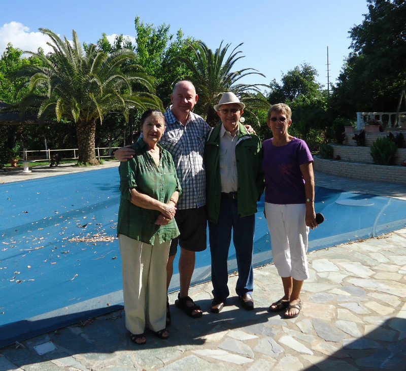 The BBA travellers and Antonis and his wife