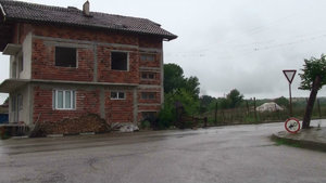 Change in style of housing,lunchtime stop,Bulgaria
