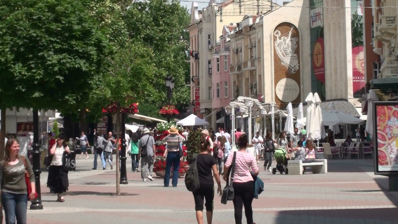 Plovdiv pedestrian mall