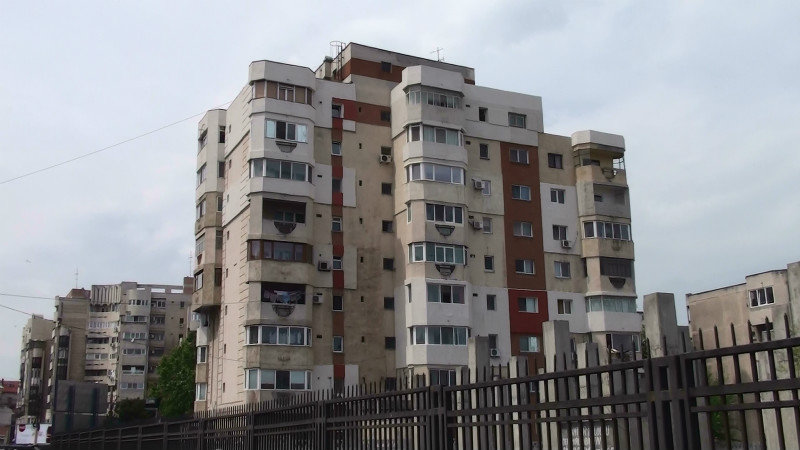 It wouldn't be a tour of a ex communist city without an apartment block!