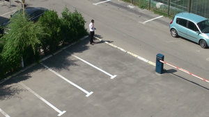 There was always a guard on the carpark of the hotel next door.What a boring life!