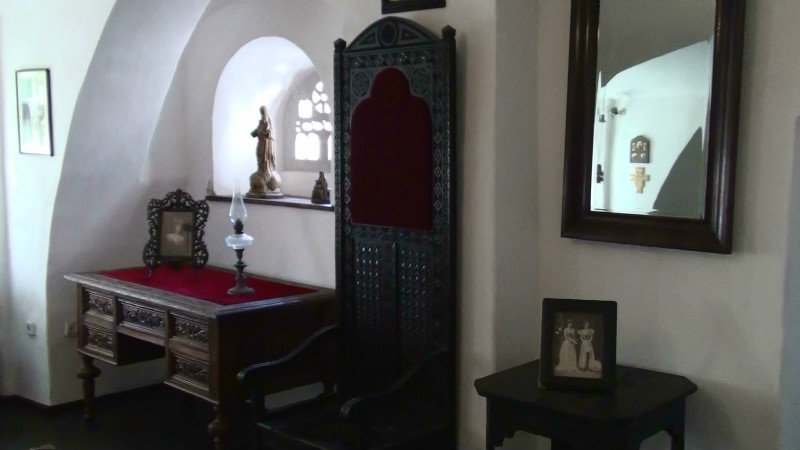 Period furniture from inside the castle