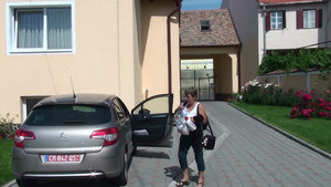 Loading up to leave Sibiu