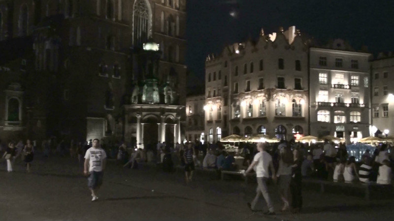 Shortest night celebrations,Krakow city square