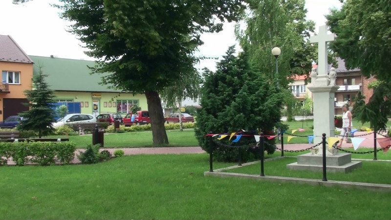 Village square at morning tea stop