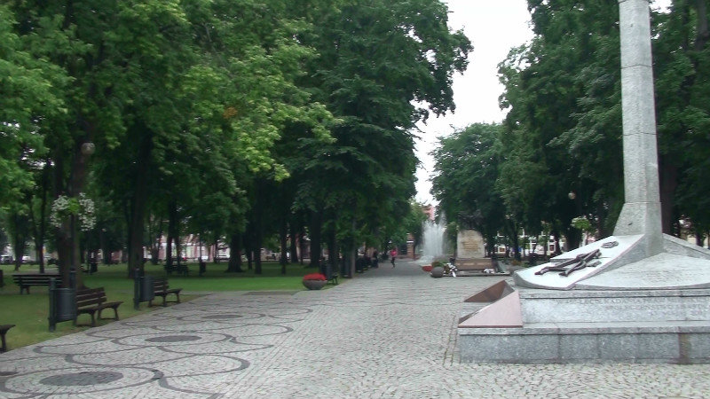 Park in central Augustow