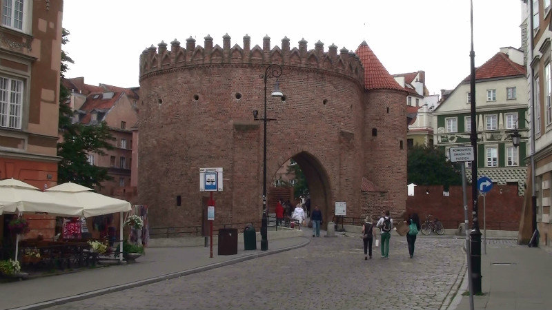 Barbican Gate,Old City,Warsaw
