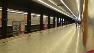 The very clean and efficient Warsaw Metro