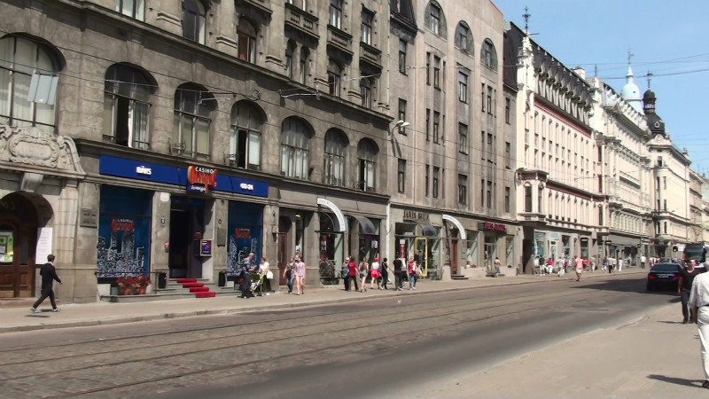 Mian shopping street,Riga
