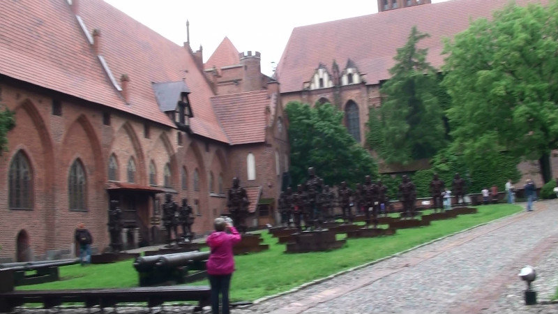 Inner courtyard,Malbork Castle