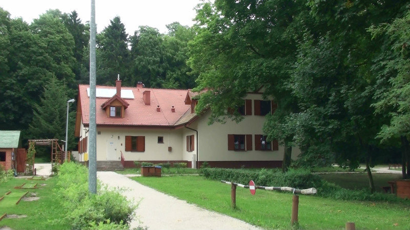 Our accommodation in the forest,Torun