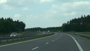 The motorways have improved in western Poland