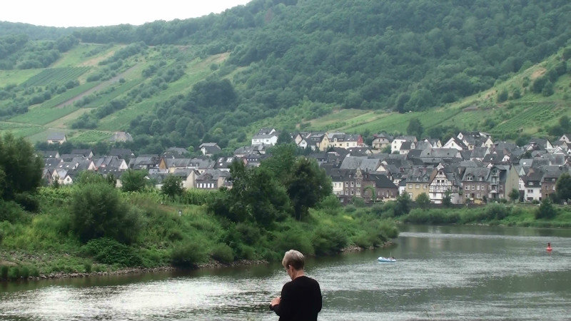 Just one of the villages on bends in the Mosel River