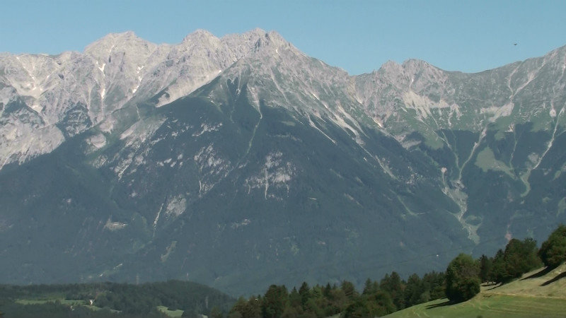 The mountains above Innsbruck