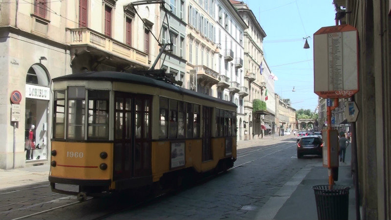 Old style tram,Milan