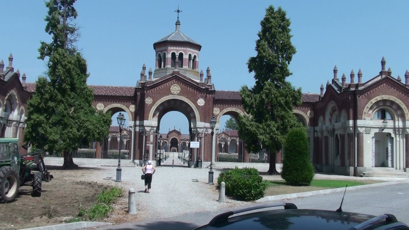 The grand cemetary entrance,Mortara
