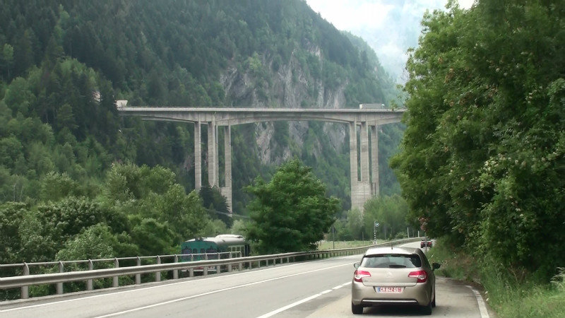 Not far to the Mont Blanc tunnel entrance