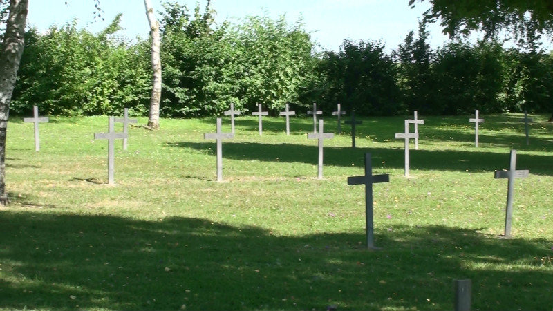 German WW1 cemetery at Hautecourt