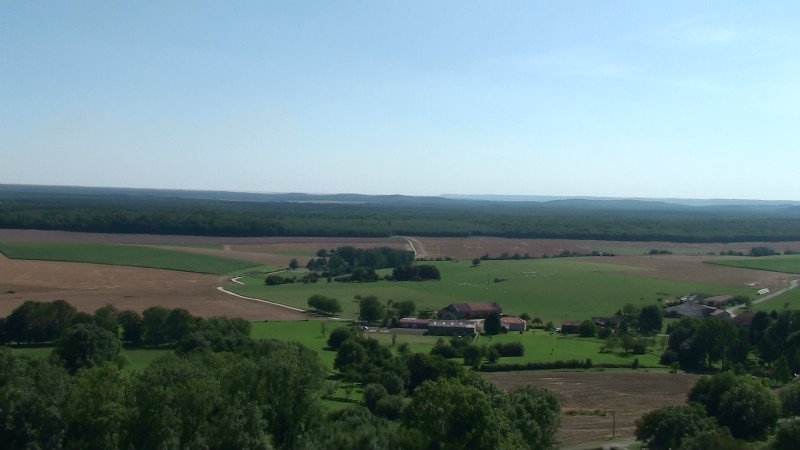 From the top of the Memorial tower,Montfaucon