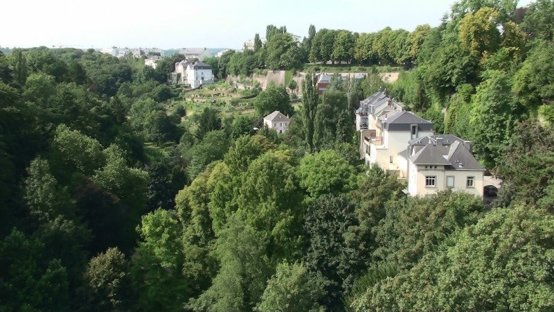Defensive ravine Luxembourg city