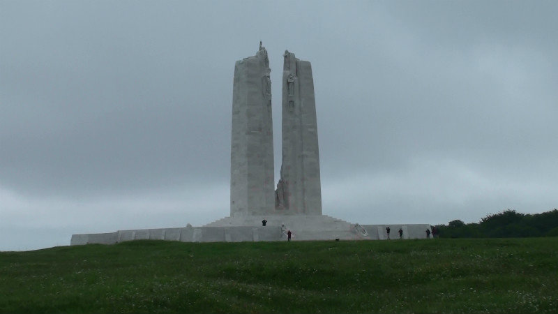 Impressive Canadian memorial,Vimy Ridge