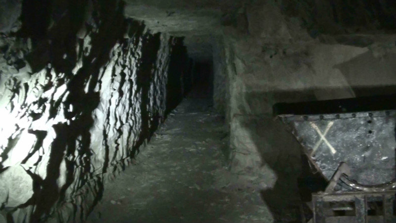 One of the tunnels,Arras underground quarry